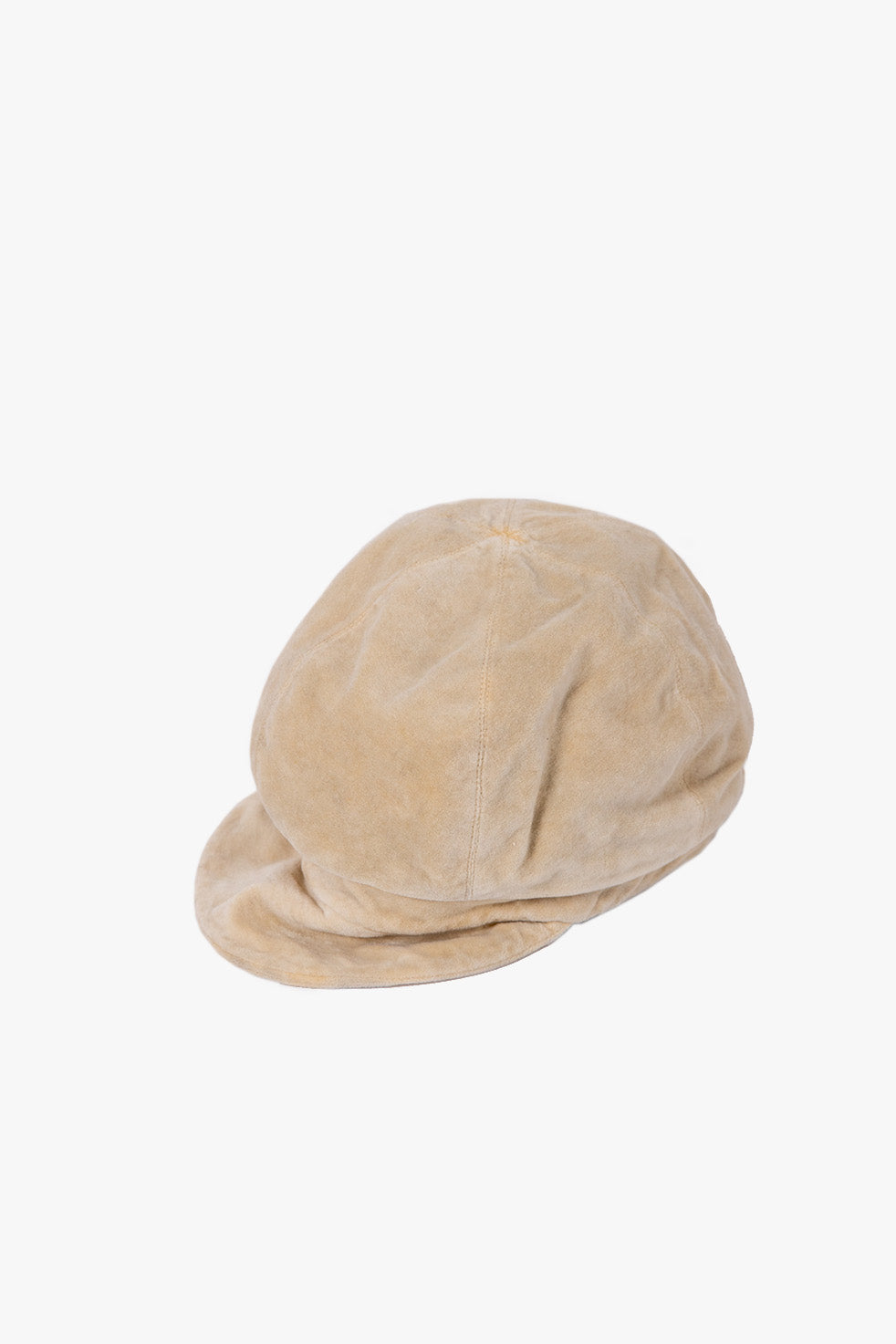 THCAP COTTON VELVET CAP WITH VOLUMINOUS CROWN AND LARGE BRIM