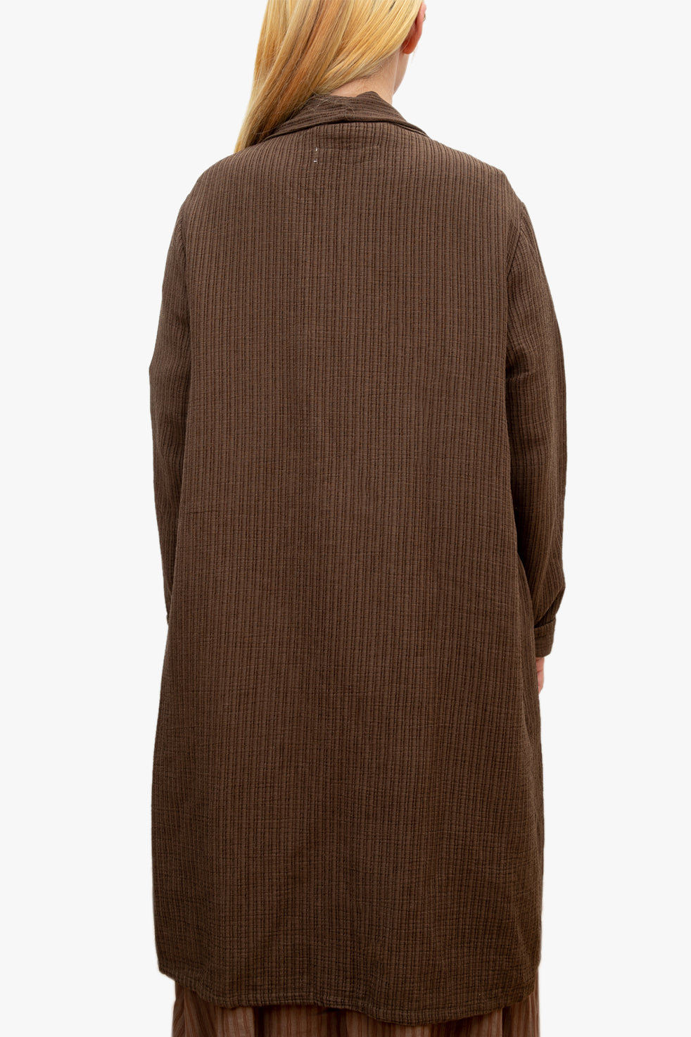 Le Zushi striped long coat