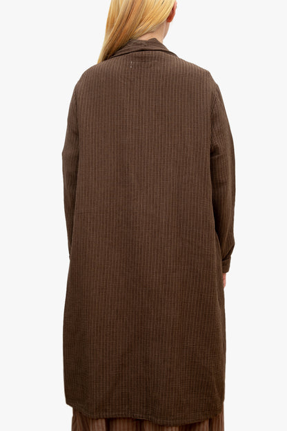 Le Zushi striped long coat
