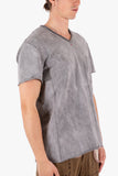 "v"neck pocket med fit short sleeves t-shirt