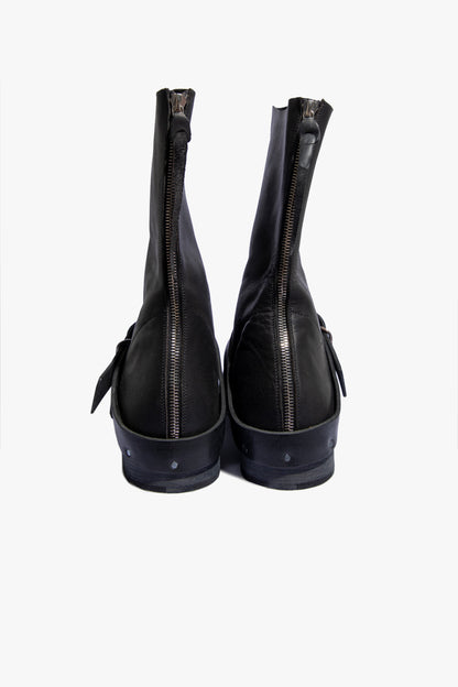Horse boot w/silver