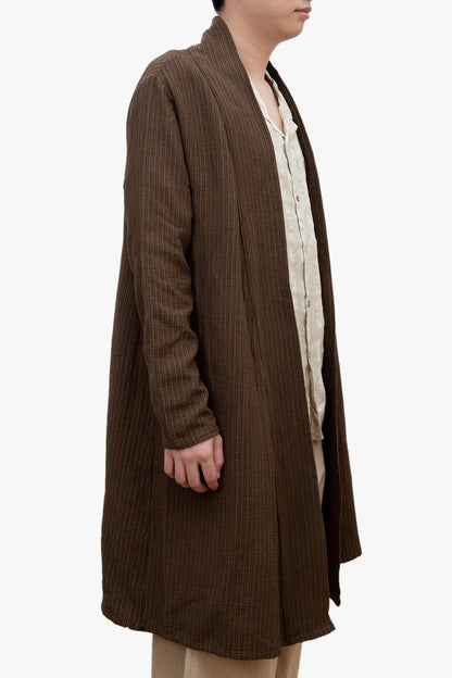 Le Zushi striped long coat