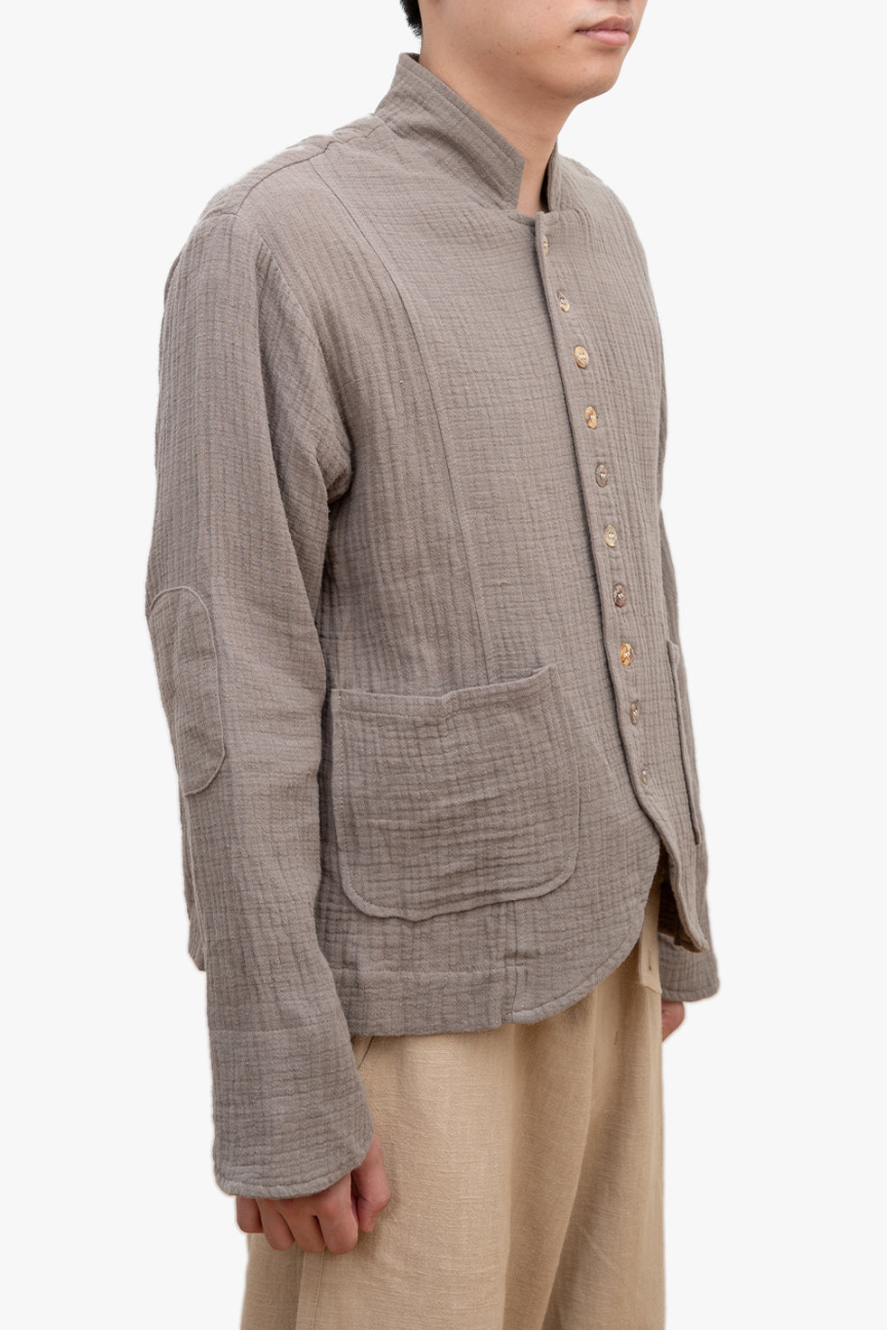 Le CIKARI layer-gauze blazer