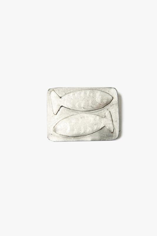 Double Fish / Pisces Brooch from "Pictures at the Exhibition"