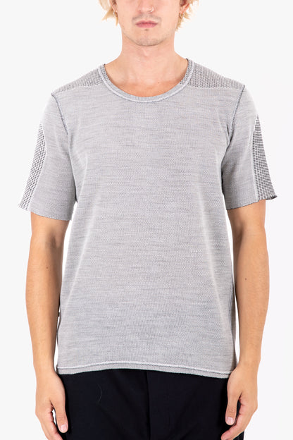 T-036R REVERSIBLE KNIT SHORTSLEEVE TEE
