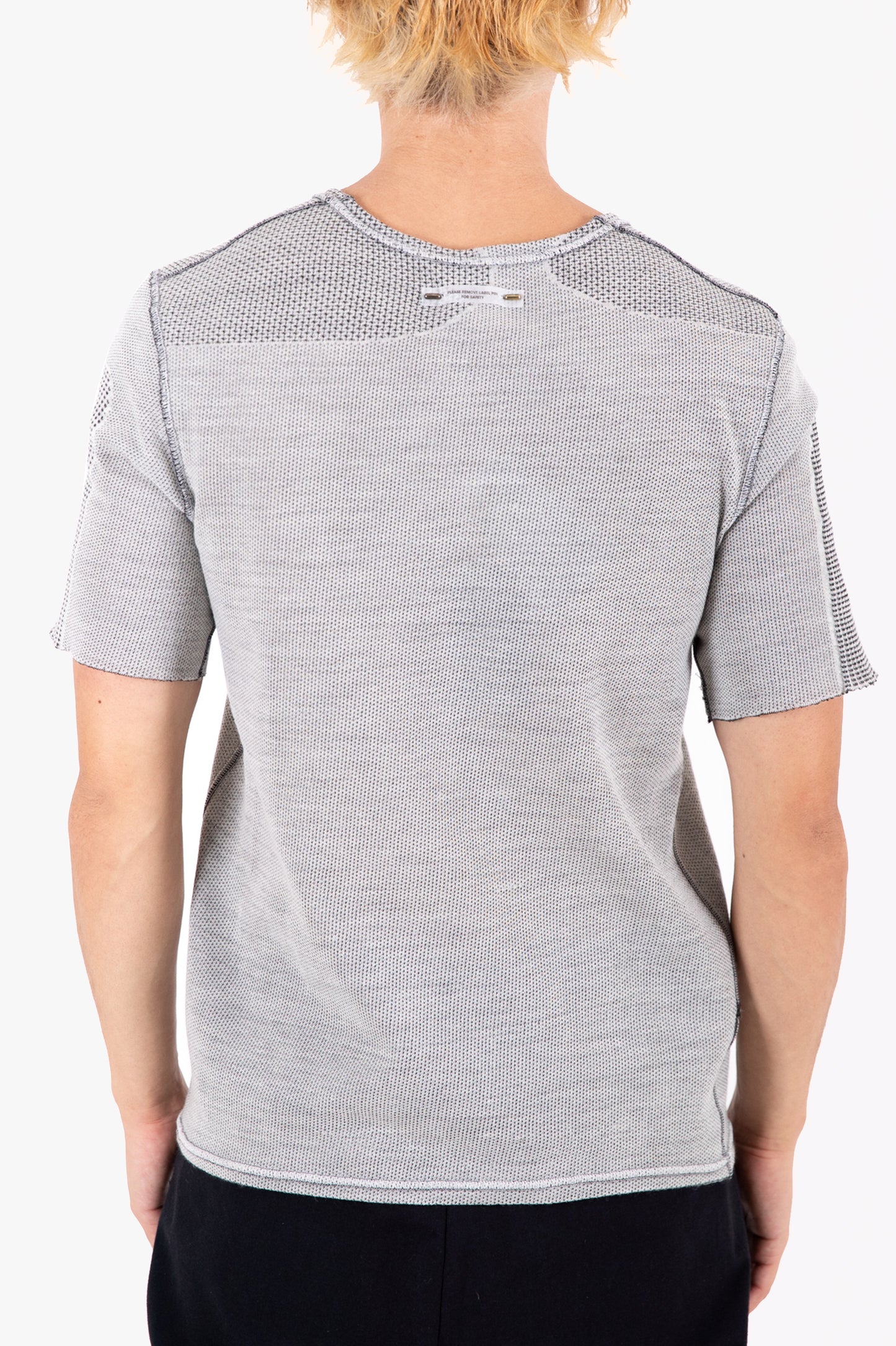 T-036R REVERSIBLE KNIT SHORTSLEEVE TEE