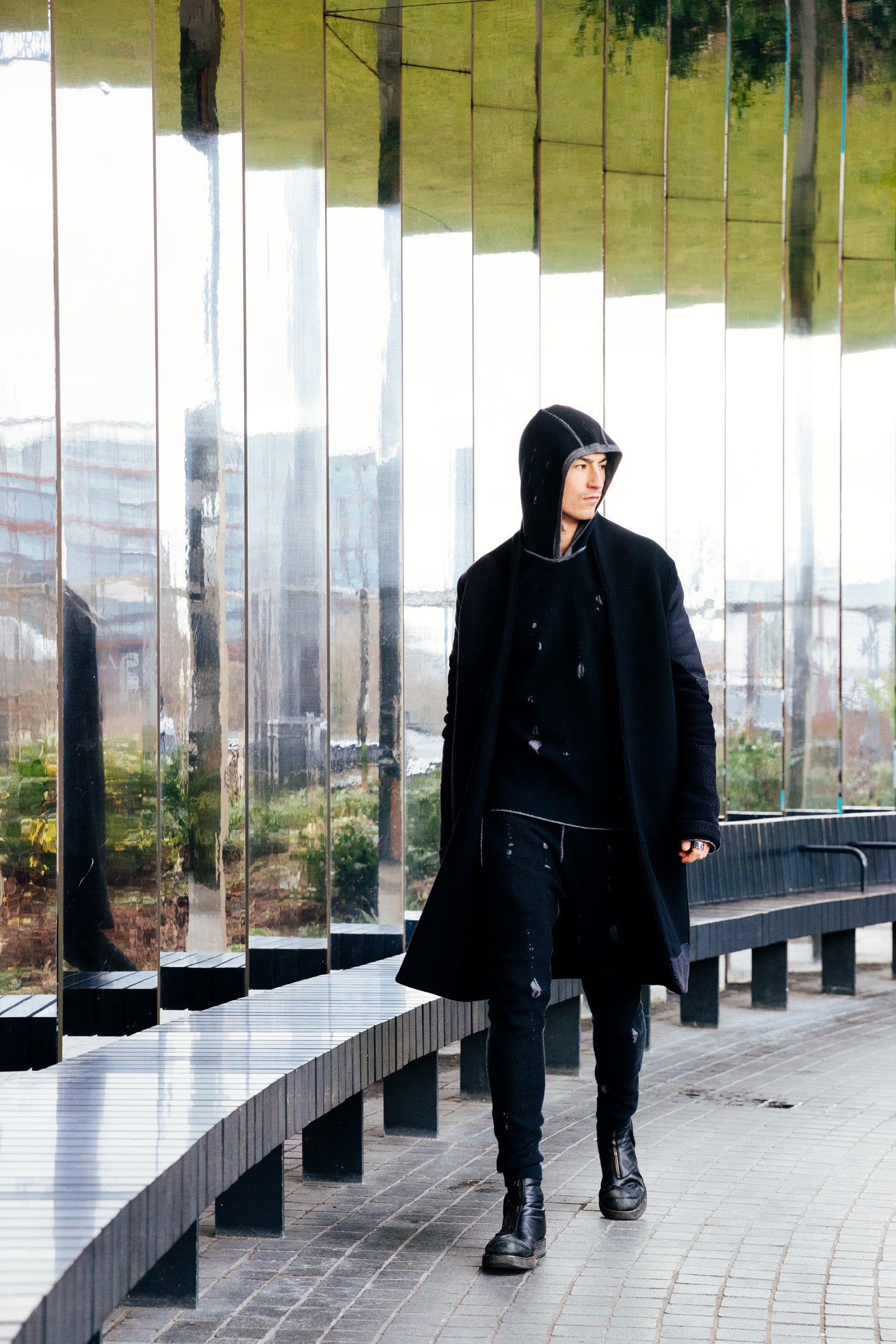 Recycle scraps coat