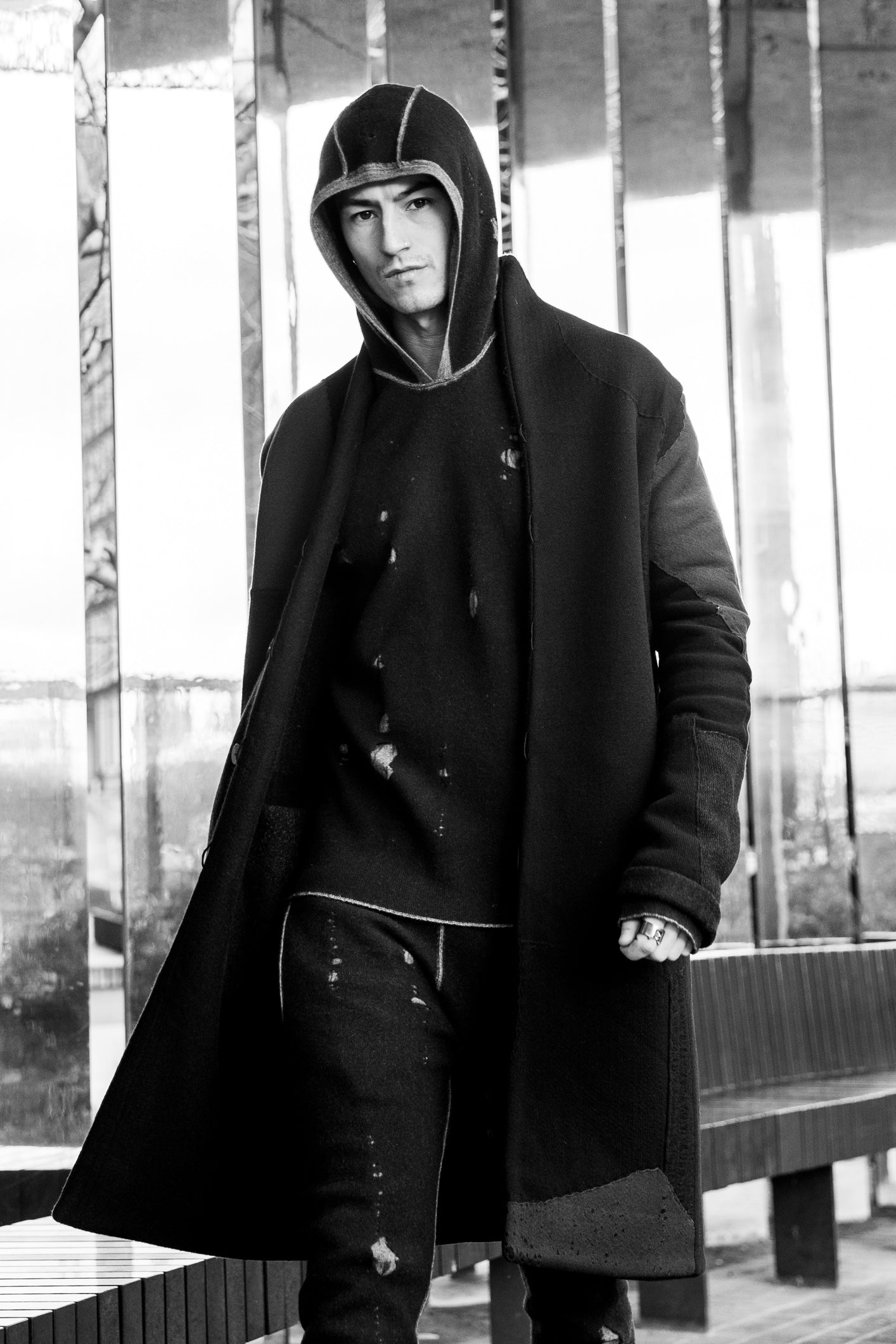 Recycle scraps coat