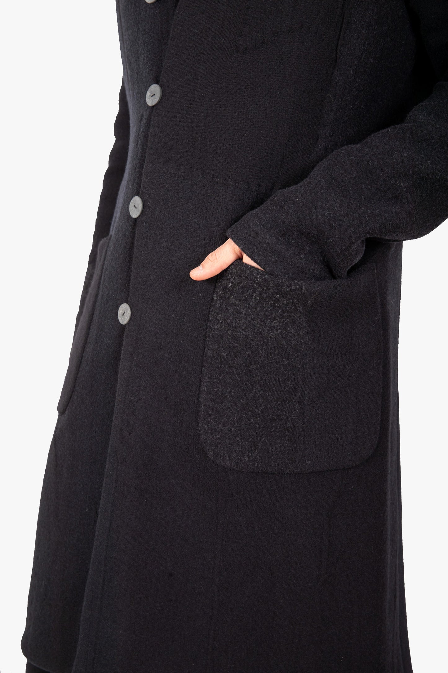 Recycle scraps coat